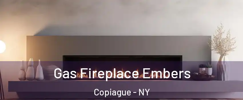  Gas Fireplace Embers Copiague - NY