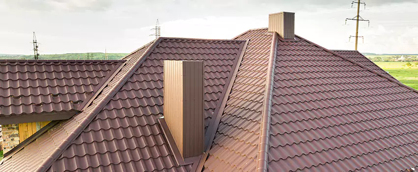 Residential Chimney Flashing Restoration in Copiague, NY