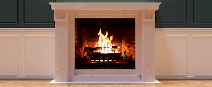 Decorative Electric Fireplace Installation in Copiague, New York
