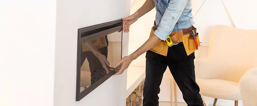 Metal Fireplace Installation in Copiague, New York