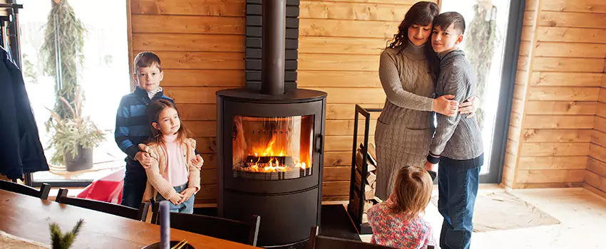 Morso Cast Iron Fireplace Insert Installation in Copiague, New York