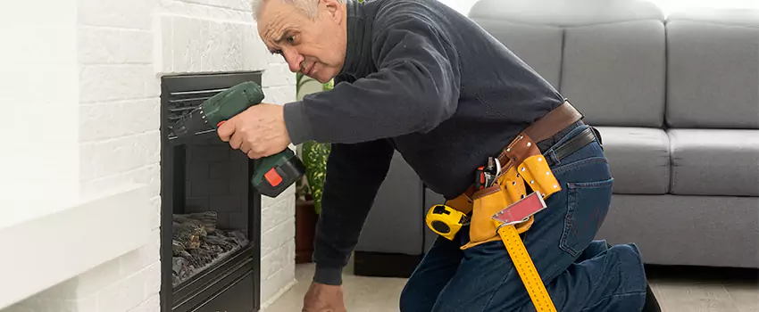 New Indoor Fireplace Installation in Copiague, New York