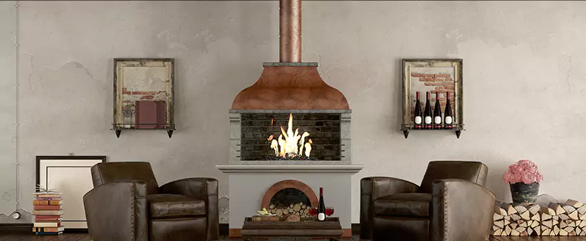 Thelin Hearth Products Providence Pellet Insert Fireplace Installation in Copiague, NY