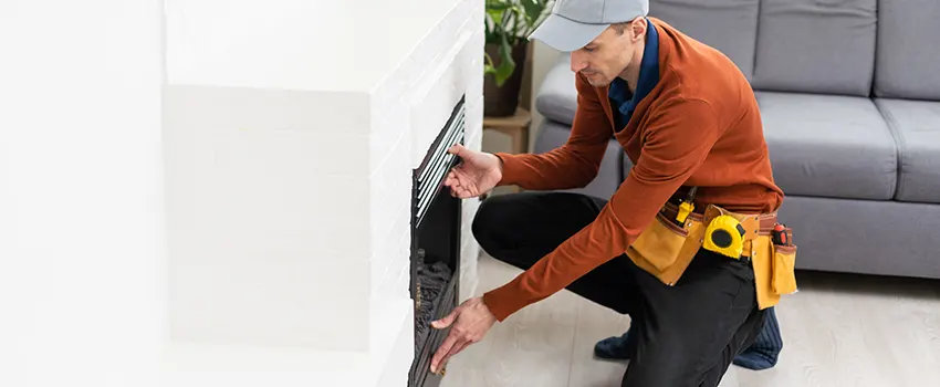 Cost of Fireplace Door Installation Service in Copiague, New York